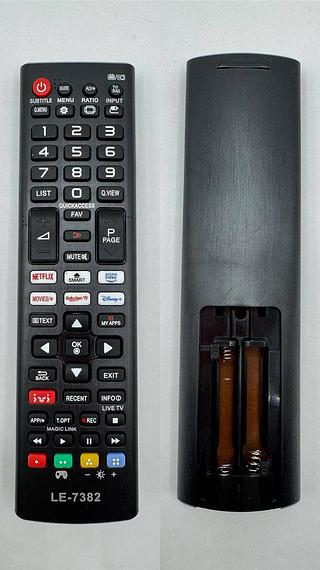 CONTROLE REMOTO UNIVERSAL PARA TV LED/LCD LELONG