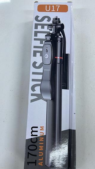 BASTÃO DE SELFIE E TRIPÉ EXTENSÍVEL 170CM ALUMINUM
