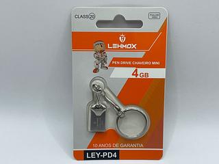 MINI PENDRIVE CHAVEIRO 4GB CLASS20 LEHMOX