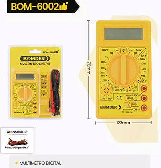 MULTIMETRO DIGITAL BOMDER / BOMVINK