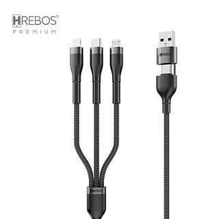 CABO TRI BRAIDS PRO TYPE-C-LIGHTING MICRO V8 HREBOS