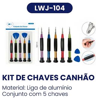 CONJUNTO DE CHAVES COM 5 PEÇAS LUATEK