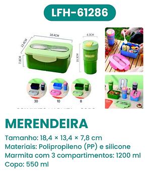 CONJUNTO MARMITA + COPO 550ML / 1200ML MADE BASICS