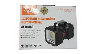 LUZ PORTATIL RECARREGAVEL MULTIFUNCIONAL ALTOMEX