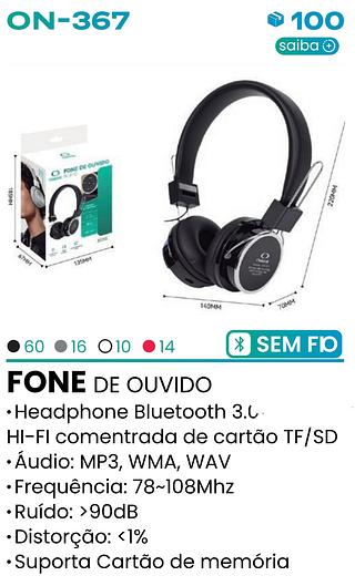 FONE DE OUVIDO BLUETO HI-FI BT5.0 ONISTEK