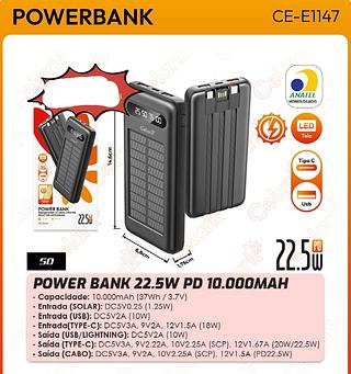 POWER BANK PD22.5W 10000MAH CELARK
