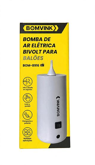 BOMBA DE AR ELÉTRICA BIVOLT PARA BALÕES BOMVINK