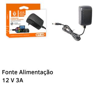 CARREGADOR PORTATIL UNIVERSAL 100V-240V 50/60HZ LINHA PREMIUM