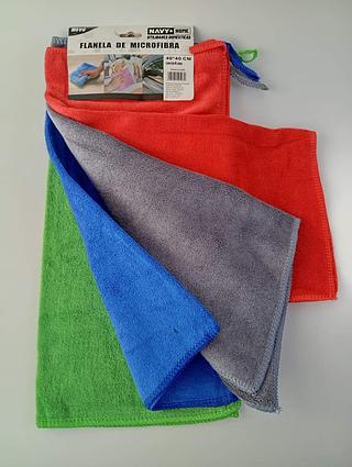 FLANELA DE MICROFIBRA 40*40 CM NAVY+HOME