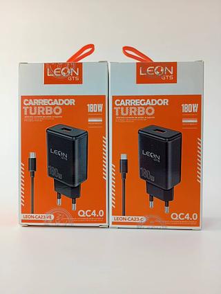 CARREGADOR TURBO QC4.0 180W LEON GTS