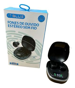 FONE DE OUVIDO SEM FIO BT 5.3 WIRELESS IT-BLUE