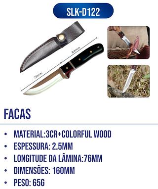MINI FACA DE AÇO INOX LUATEK