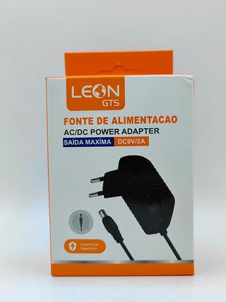 FONTE DE ALIMENTACAO AC/DC POWER ADAPTER SAIDA MAXIMA DC9V/2A LEON GTS