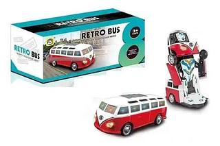 MINI BRINQUEDO ROBO RETRO BUS TOYS
