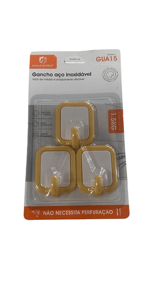 GANCHO ADESIVO PARA CASA CARGA MAXIMA 1.5KG HMASTON