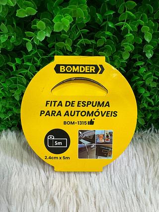 FITA DE SPUMA PARA AUTOMOVEIS 2.4CMX5M BOMDER