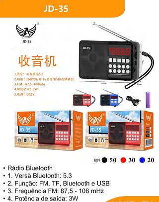 RADIO COM TF/USB//RADIO FM ALTOMEX