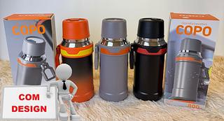 GARRAFA TERMICA ESPORTIVA 800ML BAZIK (COM DESIGN)