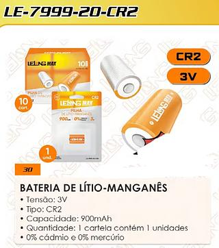 BATERIA DE LITIO MANGANES LELONG MAX