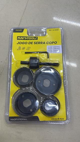 JOGO DE SERRA COPO NAVY+TOOLS