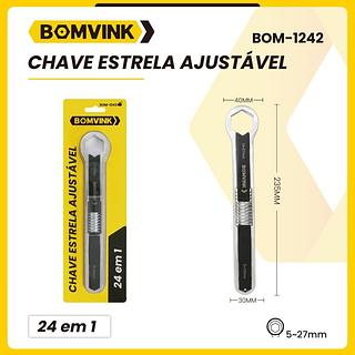 CHAVE ESTRELA AJUSTAVEL BOMVINK