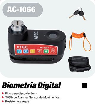CADEADO DE DISCO COM BIOMETRIA ADEC