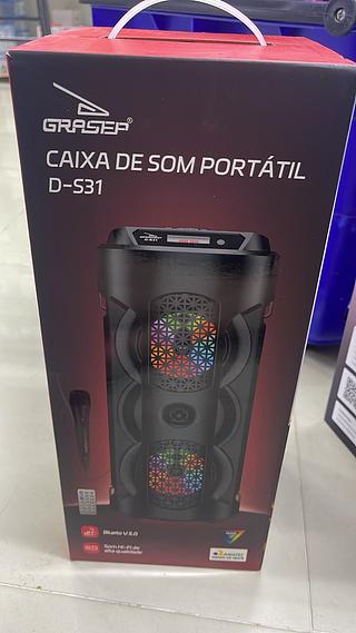CAIXA DE SOM PORTÁTIL GRASEP