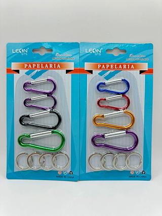 CARTELA DE CHAVEIRO 4 PEÇAS LEON GTS