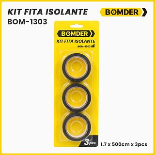 KIT DE FITA ISOLANTE 3PÇS BOMDER
