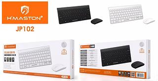 TECLADO SEM FIO COM MOUSE 2.4GHZ HMASTON