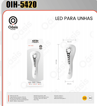 LED PARA UNHAS OASIS