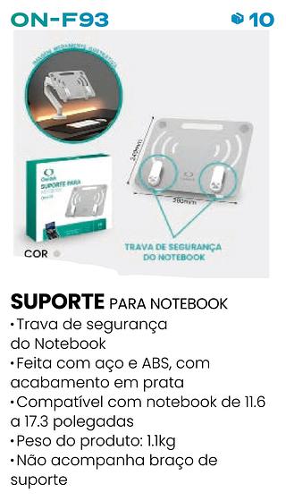 SUPORTE PARA NOTEBOOK ONISTEK