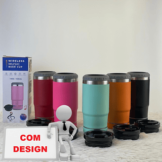 14OZ/420ML WIRELESS MUSIC BEER CUP COPO TERMICA MUSICAL