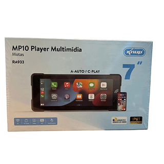 MP10 PLAYER MULTIMIDIA MOTAS A-AUTO / C-PLAY 7'' KNUP