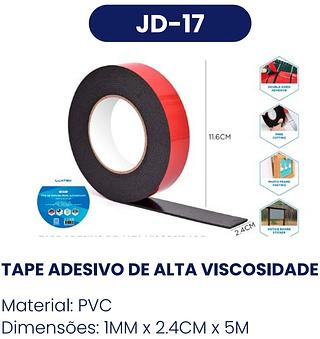 FITA DUPLA FACE 1MM*2.4CM*5M LUATEK