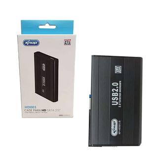 CASE PARA HD SATA 2.5'' CASE EXTERNO USB 2.0 HD SATA KNUP