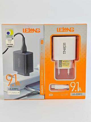 CARREGADOR RAPIDO 9.1A TIPO-C LELONG
