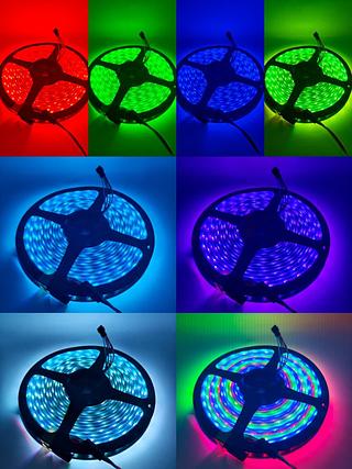 FITA DE LED RGB DC 12V 5M 60SMD LEON GTS