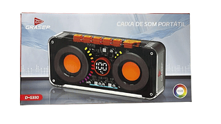 CAIXA DE SOM PORTATIL RGB WIRELESS GRASEP