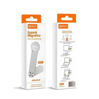 SUPORTE MAGNÉTICO PARA SMARTPHONE ARTICULAVEL HREBOS