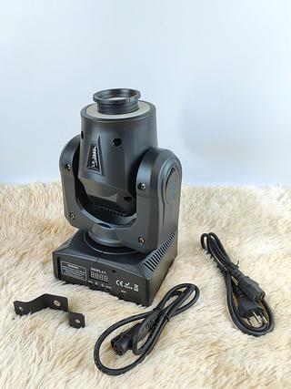 MAVING HEAD SPOT LED 30W 8 CORES FITA DE LED 8 DESENHOS DMX LUATEK