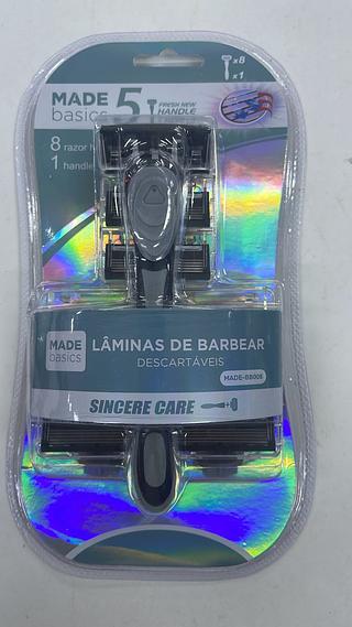 LÂMINAS DE BARBEAR DESCARTAVEIS SINCERE CARE MADE BASIC