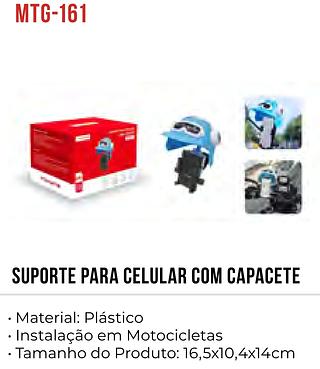 SUPORTE PARA CELULAR COM CAPACETE TOMATE