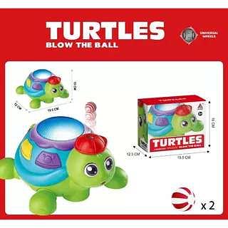 ANIMAIS COM LUZ E SOM TURTLES BLOW THE BALL