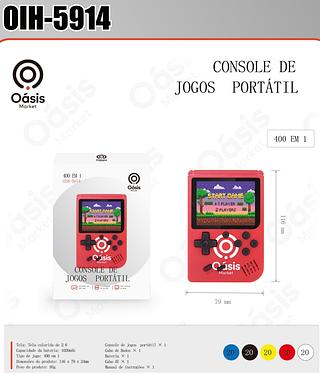CONSOLE DE JOGOS PORTATIL 400 EM 1 OÀSIS MARKET