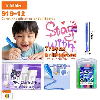 GLITTER MARKER KEY POINTS NOTES DRAWING HIGHLIGHTER MINIMEN