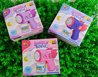 BRINQUEDO LANÇA BOLHA DE SABAOBUBBLE BLASTER