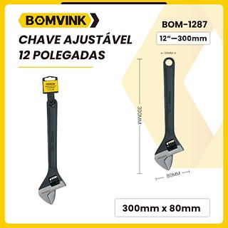 CHAVE AJUSTADA 12 PÓLEGADAS BOMVINK