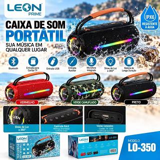 CAIXA DE SOM PORTATIL WIRELESS LEON PRIME