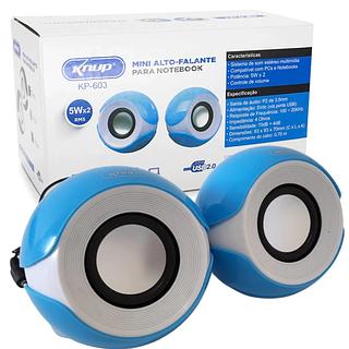 MINI ALTO FALANTE (CAIXA DE SOM) PARA COMPUTADOR / NOTEBOOK KNUP
